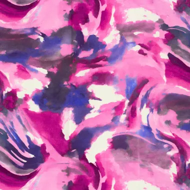 -Tricot stof - French Terry - abstract - fuchsia - 24502-017 - Tricot stof - French Terry - abstract - fuchsia - 24502-017