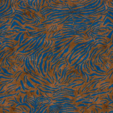 -Tricot stof - French Terry - zebraprint - bruin - 24521-055 - Tricot stof - French Terry - zebraprint - bruin - 24521-055