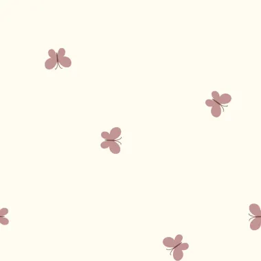 -Katoen stof - poplin - vlinders - gebroken wit - 25608-051 - Katoen stof - poplin - vlinders - gebroken wit - 25608-051