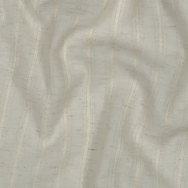 -Katoen stof - mix - jacquard - strepen - beige - 3915-001 - Katoen stof - mix - jacquard - strepen - beige - 3915-001