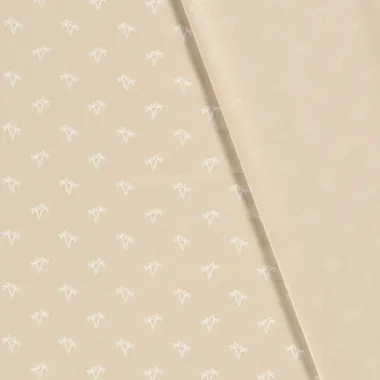 -Katoen stof - poplin - palmbomen - beige - 19470-052 - Katoen stof - poplin - palmbomen - beige - 19470-052