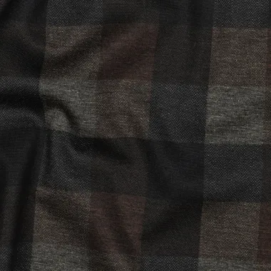 -Tricot stof - punta di vicenza - ruiten - bruin - 4726-001 - Tricot stof - punta di vicenza - ruiten - bruin - 4726-001