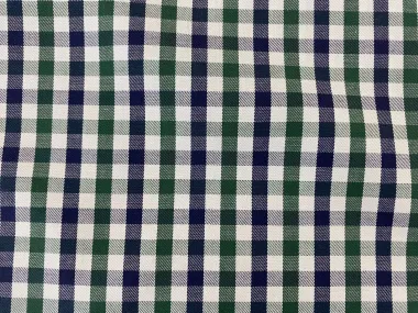 -Geruite stof - katoen - groen/wit/blauw - JT004 - Geruite stof - katoen - groen/wit/blauw - JT004