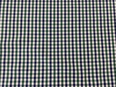 -Geruite stof - katoen - groen/wit/blauw - JT004 - Geruite stof - katoen - groen/wit/blauw - JT004