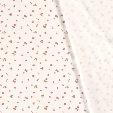 -Tricot stof - bloemetjes - gebroken wit - 18486-051 - Tricot stof - bloemetjes - gebroken wit - 18486-051
