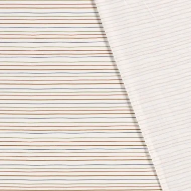 -Tricot stof - strepen - gebroken wit - 19467-051 - Tricot stof - strepen - gebroken wit - 19467-051
