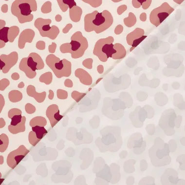 -Tricot stof - panterprint - roze - 25677-011 - Tricot stof - panterprint - roze - 25677-011