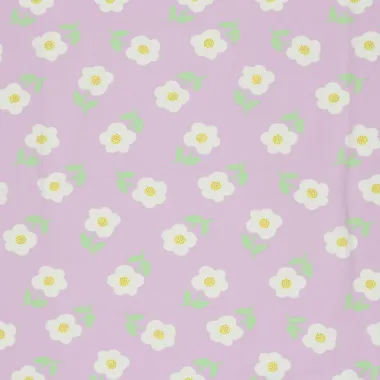 -Tricot stof - bloemetjes - lila - 25695-043 - Tricot stof - bloemetjes - lila - 25695-043