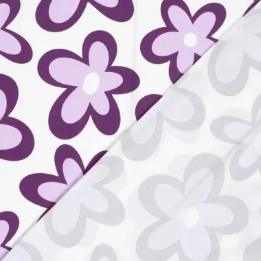 -Tricot stof - bloemen - gebroken wit - 27/25706-051 - Tricot stof - bloemen - gebroken wit - 27/25706-051