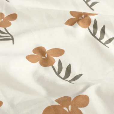 -Tricot stof - bloemen - gebroken wit - 23602-051 - Tricot stof - bloemen - gebroken wit - 23602-051