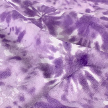 -Tricot stof - French Terry - tie dye - lila - 22409-043 - Tricot stof - French Terry - tie dye - lila - 22409-043