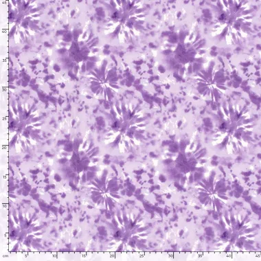 -Tricot stof - French Terry - tie dye - lila - 22409-043 - Tricot stof - French Terry - tie dye - lila - 22409-043