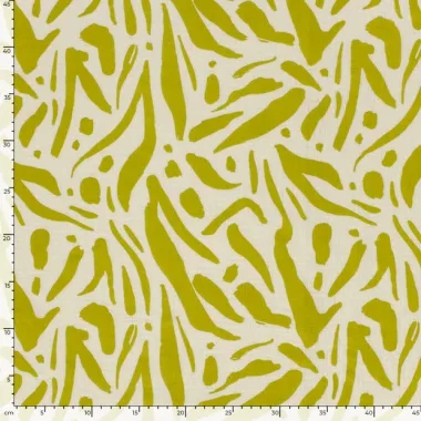 -Hydrofiel stof - abstract - limoen - 23267-023 - Hydrofiel stof - abstract - limoen - 23267-023
