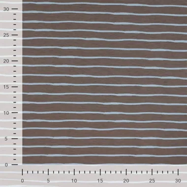 -Tricot stof - strepen - bruin - K10402-542 - Tricot stof - strepen - bruin - K10402-542