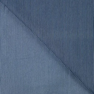 -Spijkerstof - jacquard - yarn dyed - strepen - donkerblauw - Q11807-980 - Spijkerstof - jacquard - yarn dyed - strepen - donkerblauw - Q11807-980