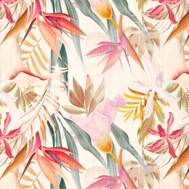 -Viscose stof - digitaal bloemen en bladeren - multi - 22525-001 - Viscose stof - digitaal bloemen en bladeren - multi - 22525-001
