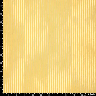 -Polyester stof - mix - crinkle - strepen - geel - 22663-570 - Polyester stof - mix - crinkle - strepen - geel - 22663-570