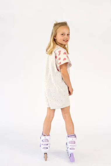 -Tricot stof - hartjes - gebroken wit - 27/25689-011 - Tricot stof - hartjes - gebroken wit - 27/25689-011