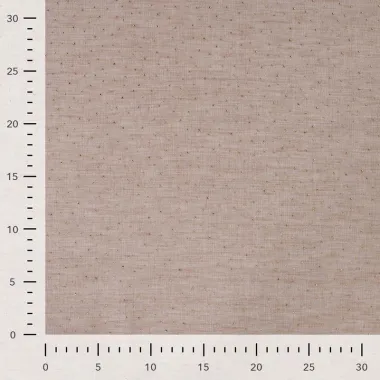 -Polyester stof - linnenlook - dew drops - taupe - Q11838-540 - Polyester stof - linnenlook - dew drops - taupe - Q11838-540