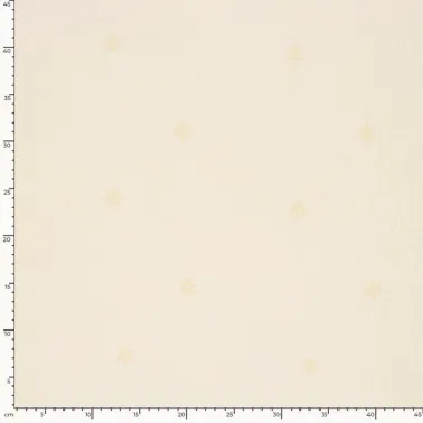 -Embroidery stof - mousseline - bloemetjes - gebroken wit - 25272-051 - Embroidery stof - mousseline - bloemetjes - gebroken wit - 25272-051