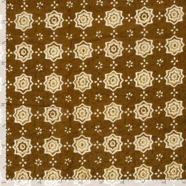 -Katoenen stof - batik - voile - abstract - oker - 26317-034 - Katoenen stof - batik - voile - abstract - oker - 26317-034