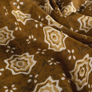 -Katoenen stof - batik - voile - abstract - oker - 26317-034 - Katoenen stof - batik - voile - abstract - oker - 26317-034