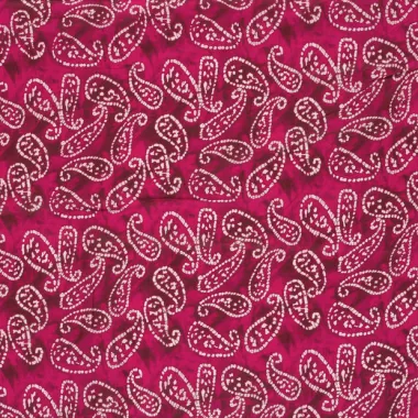 -Katoen stof - batik - voile - paisley - fuchsia - 26318-017 - Katoen stof - batik - voile - paisley - fuchsia - 26318-017