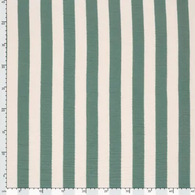 -Mousseline stof - strepen - groen - 27/25327-024 - Mousseline stof - strepen - groen - 27/25327-024