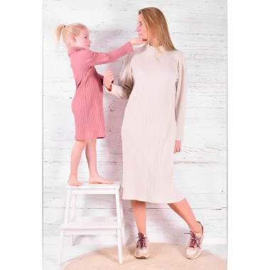 -Bel'Etoile naaipatroon - Zen rolkraag trui en jurk voor kids, dames en tieners - Bel'Etoile naaipatroon - Zen rolkraag trui en jurk voor kids, dames en tieners