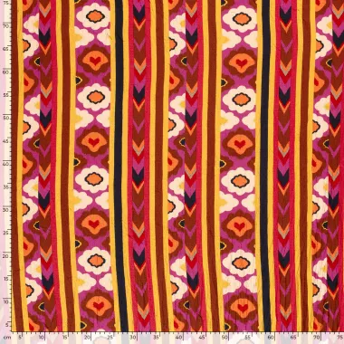 -Viscose stof - fantasie - multi - 21074-017 - Viscose stof - fantasie - multi - 21074-017