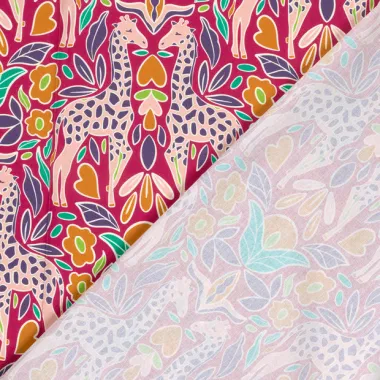 -Katoenen stof - poplin - giraffen - multi - 27/25656-013 - Katoenen stof - poplin - giraffen - multi - 27/25656-013