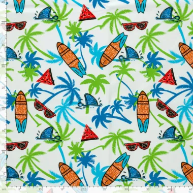 -Tricot stof - zomer - gebroken wit - 27/25713-051 - Tricot stof - zomer - gebroken wit - 27/25713-051