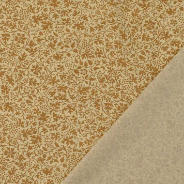 -Baumwolle – Popeline – Blätter – beige – 60689-052 - Baumwolle – Popeline – Blätter – beige – 60689-052