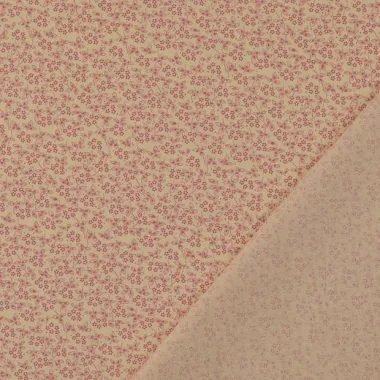 -Baumwollstoff – Popeline – Blumenmuster – Altrosa – 60694-014 - Baumwollstoff – Popeline – Blumenmuster – Altrosa – 60694-014