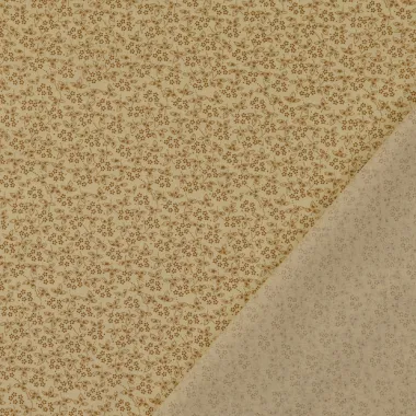 -Baumwolle – Popeline – Blumenmuster – beige – 60694-052 - Baumwolle – Popeline – Blumenmuster – beige – 60694-052