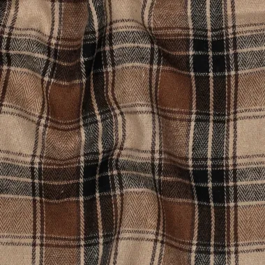 -Geruite stoffen - geborsteld en garengeverfd - beige - 4797-002 - Geruite stoffen - geborsteld en garengeverfd - beige - 4797-002