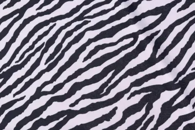 -Tricot stof - French Terry - zebraprint - lila - JT870 - Tricot stof - French Terry - zebraprint - lila - JT870