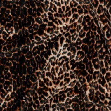 -Gebreide stof - super soft - dierenprint - bruin - 3986-002 - Gebreide stof - super soft - dierenprint - bruin - 3986-002