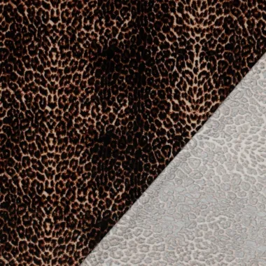 -Gebreide stof - super soft - dierenprint - bruin - 3986-002 - Gebreide stof - super soft - dierenprint - bruin - 3986-002