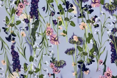 -Texture stof - bloemen - lavendel - JT862 - Texture stof - bloemen - lavendel - JT862