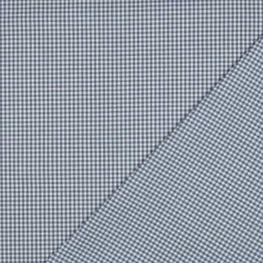 -Katoenen stof - boerenbont ruit (2,7 mm) - blauw - 3085-047 - Katoenen stof - boerenbont ruit (2,7 mm) - blauw - 3085-047