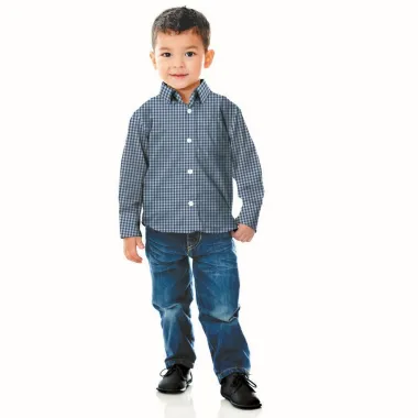 -Katoenen stof - boerenbont ruit (2,7 mm) - blauw - 3085-047 - Katoenen stof - boerenbont ruit (2,7 mm) - blauw - 3085-047