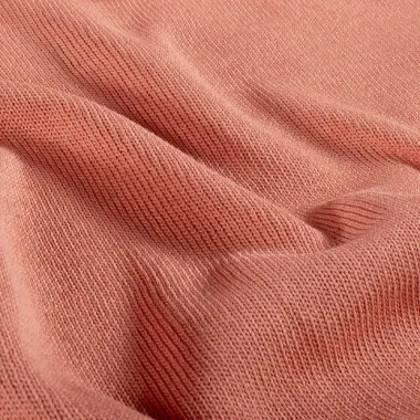 -Gebreide stof - heavy knit cotton - koraal - 25400-013 - Gebreide stof - heavy knit cotton - koraal - 25400-013