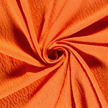 -Viscose stof - bubble - oranje - 23155-036 - Viscose stof - bubble - oranje - 23155-036
