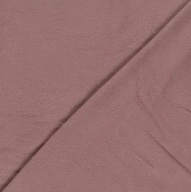-Fleece stof - fleece katoen brushed - mauve - 10004-043 - Fleece stof - fleece katoen brushed - mauve - 10004-043