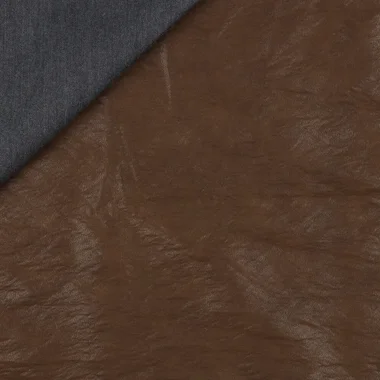 -Kunstleer stof - super washed vegan leather - bruin - 90204-110 - Kunstleer stof - super washed vegan leather - bruin - 90204-110