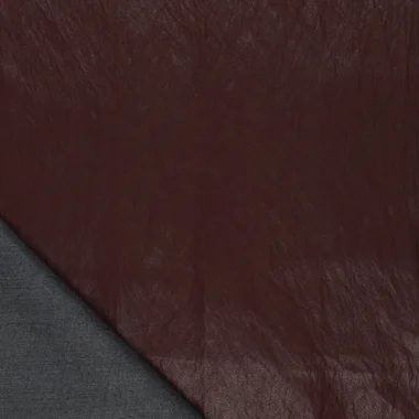 -Kunstleer stof - super washed vegan leather - donker bordeaux - 90204-400 - Kunstleer stof - super washed vegan leather - donker bordeaux - 90204-400
