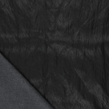 -Kunstleer stof - super washed vegan leather - zwart - 90204-999 - Kunstleer stof - super washed vegan leather - zwart - 90204-999