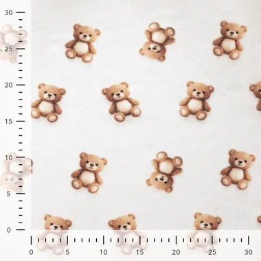 -Nicky velours - teddyberen - gebroken wit - 4/K66004-510 - Nicky velours - teddyberen - gebroken wit - 4/K66004-510