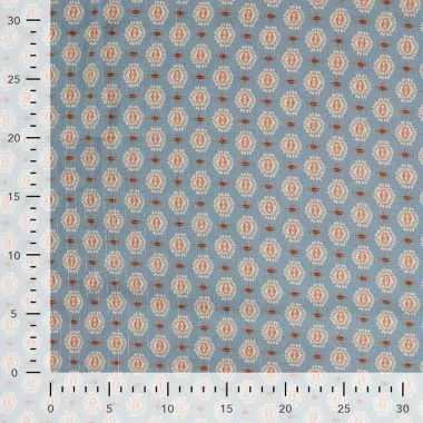 -Viscose stof - crincle lurex - dusty blue - 4/K48168-920 - Viscose stof - crincle lurex - dusty blue - 4/K48168-920